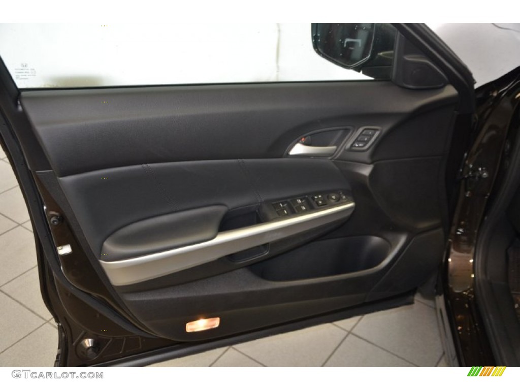 2014 Crosstour EX-L V6 - Kona Coffee Metallic / Black photo #9