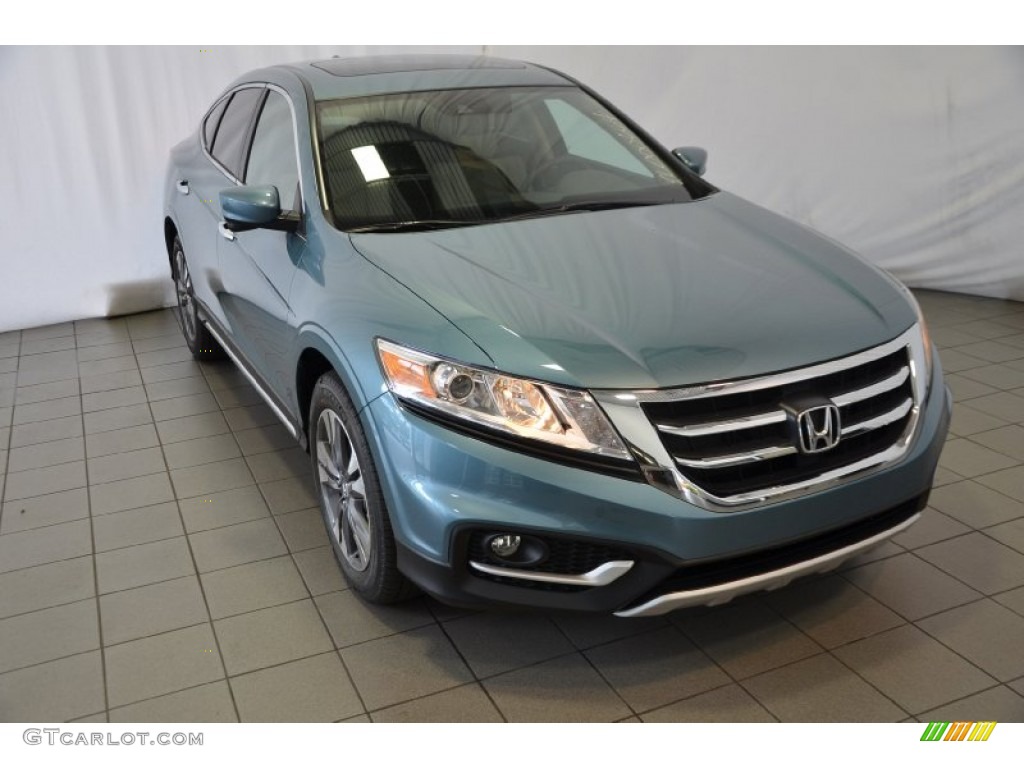 2014 Crosstour EX-L V6 - Mountain Air Metallic / Ivory photo #1