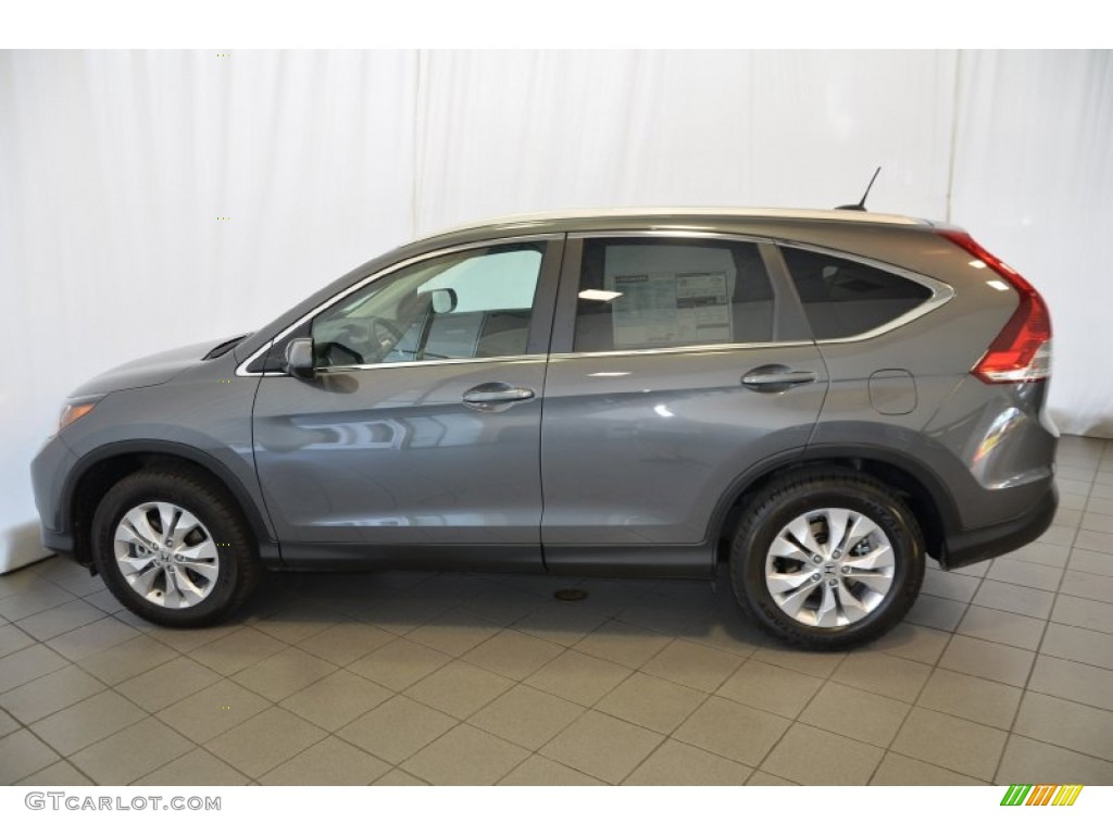 2014 CR-V EX-L - Polished Metal Metallic / Gray photo #8