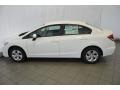 Taffeta White - Civic LX Sedan Photo No. 8