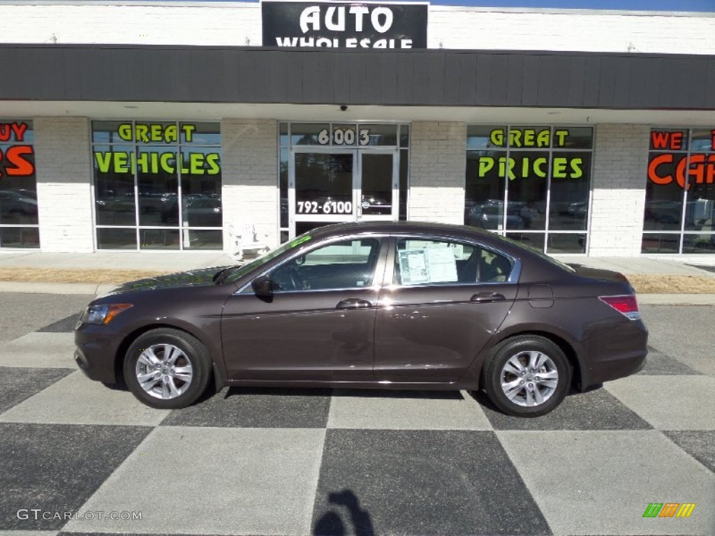 2012 Accord LX Premium Sedan - Dark Amber Metallic / Ivory photo #1