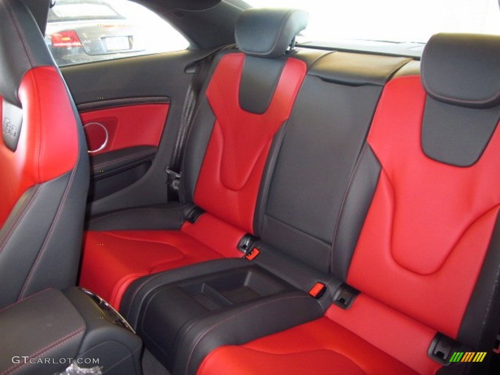 2014 Audi S5 3.0T Prestige quattro Coupe Rear Seat Photo #89943705