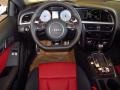 Black/Magma Red Dashboard Photo for 2014 Audi S5 #89943717