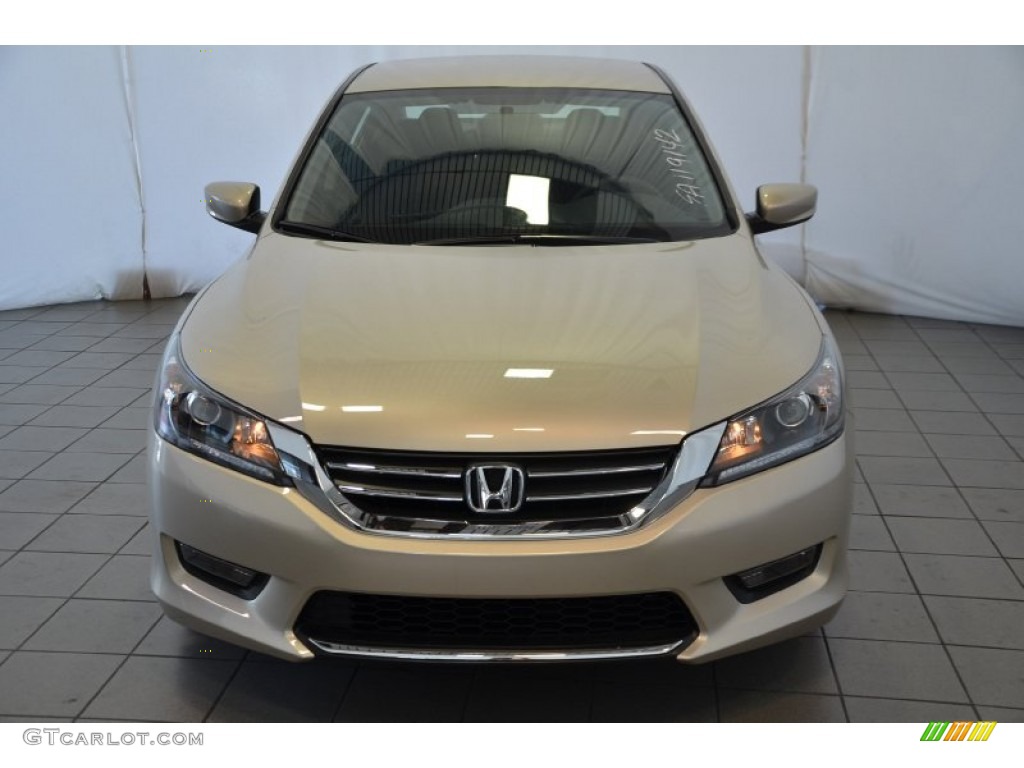 2014 Accord Sport Sedan - Champagne Frost Pearl / Black photo #2