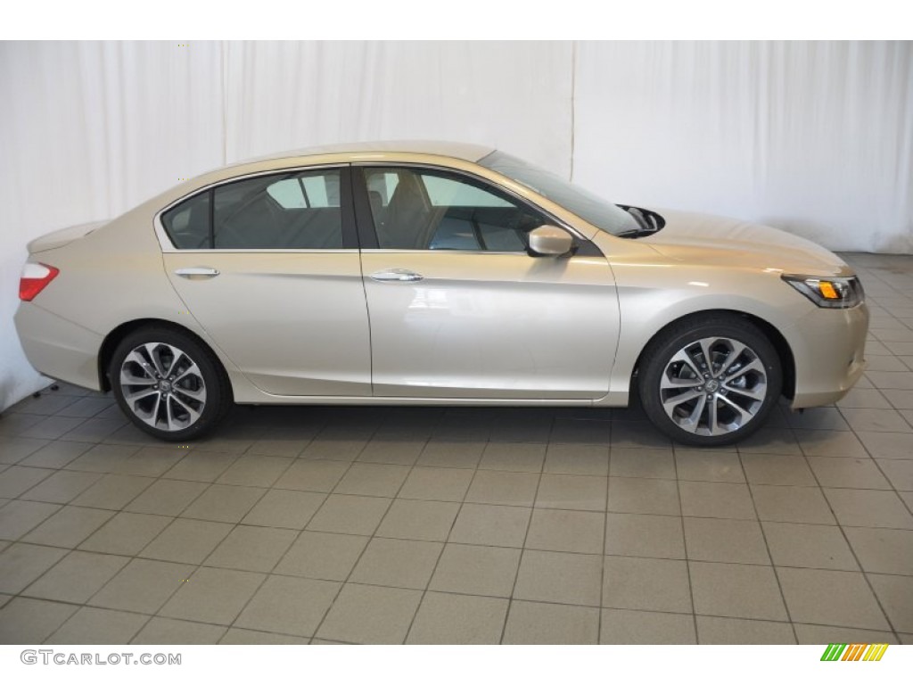 2014 Accord Sport Sedan - Champagne Frost Pearl / Black photo #5