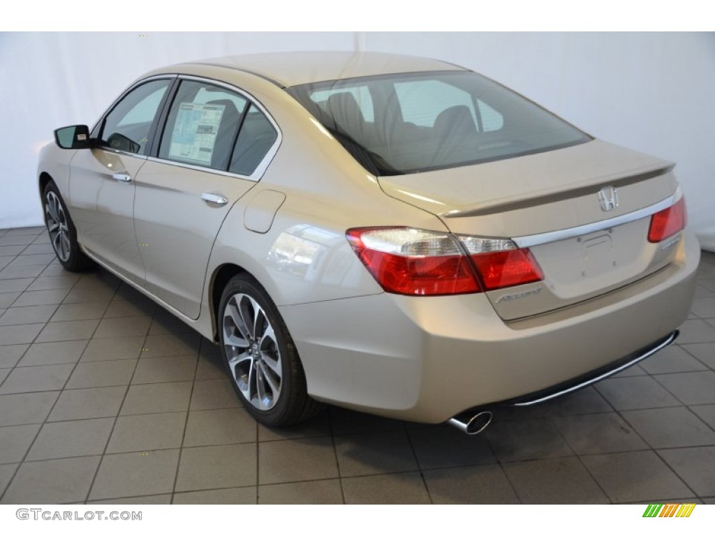 2014 Accord Sport Sedan - Champagne Frost Pearl / Black photo #6