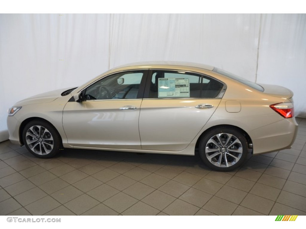 2014 Accord Sport Sedan - Champagne Frost Pearl / Black photo #8