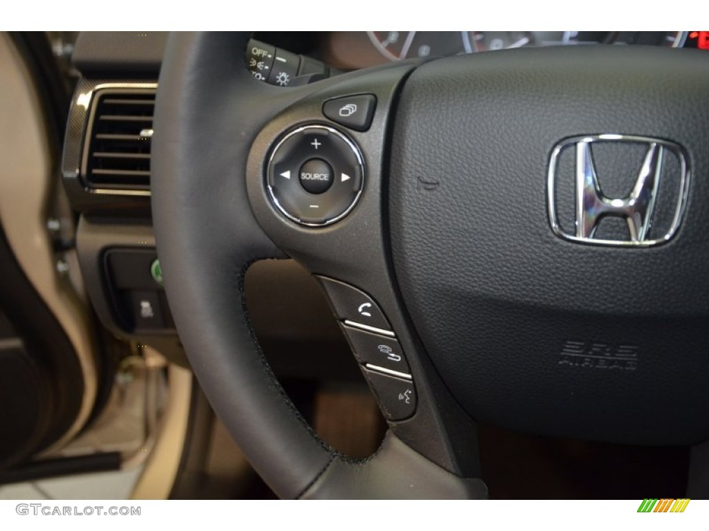 2014 Accord Sport Sedan - Champagne Frost Pearl / Black photo #22