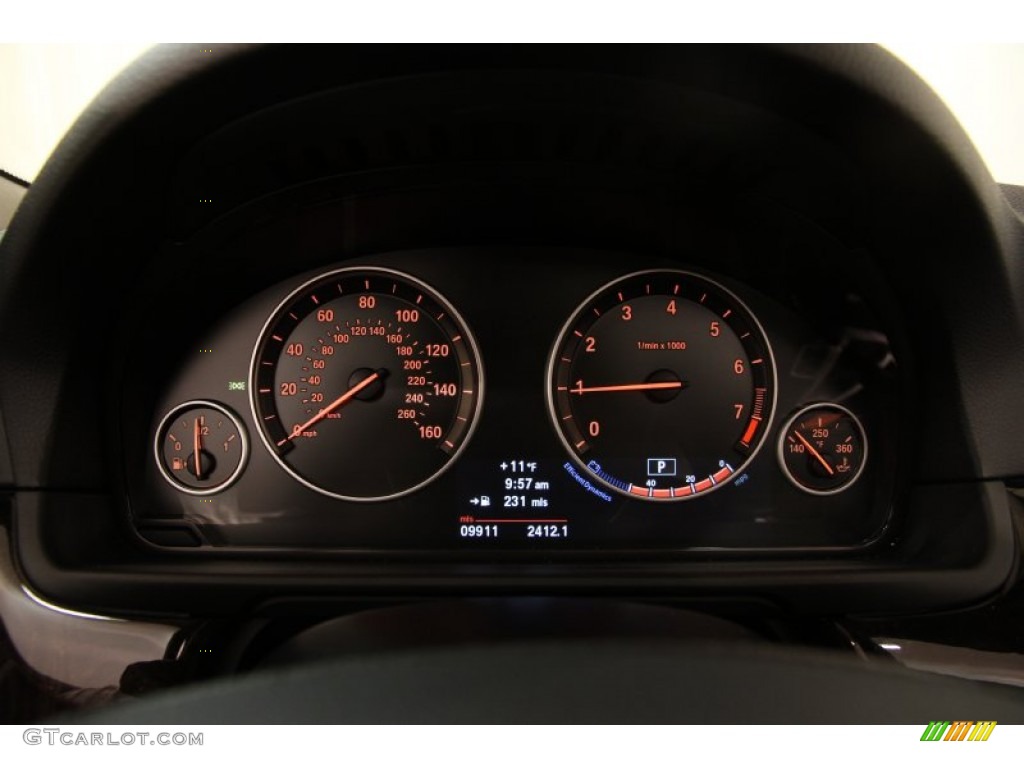2013 BMW 5 Series 528i xDrive Sedan Gauges Photo #89944917