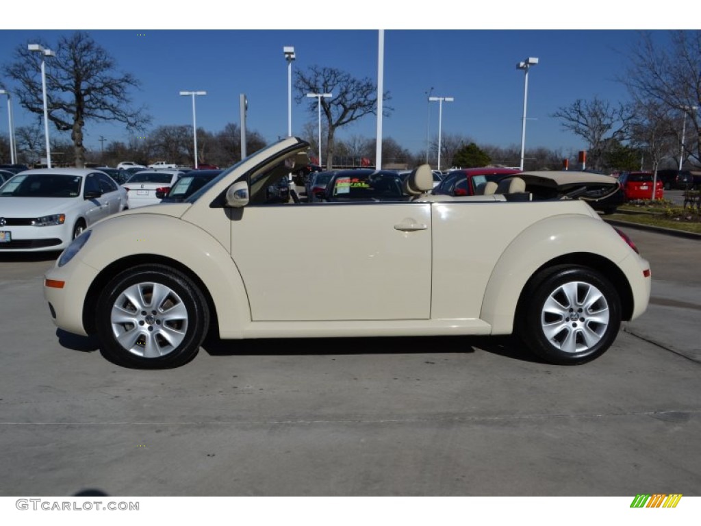 Harvest Moon Beige 2009 Volkswagen New Beetle 2.5 Convertible Exterior Photo #89945109