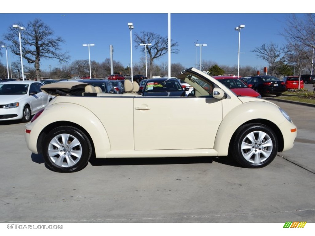 Harvest Moon Beige 2009 Volkswagen New Beetle 2.5 Convertible Exterior Photo #89945160