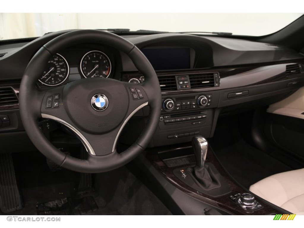 2012 3 Series 335i Convertible - Black Sapphire Metallic / Oyster/Black photo #10