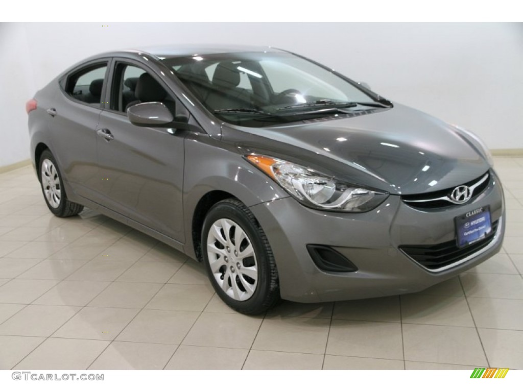 2012 Elantra GLS - Harbor Gray Metallic / Gray photo #1