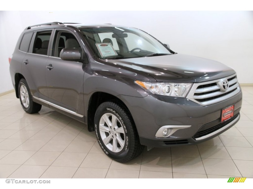 2011 Highlander V6 4WD - Magnetic Gray Metallic / Ash photo #1