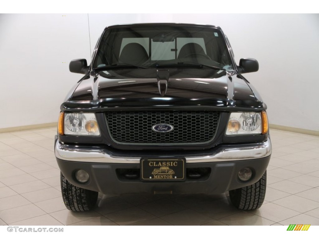 2002 Ranger XLT SuperCab 4x4 - Deep Wedgewood Blue Metallic / Dark Graphite photo #2