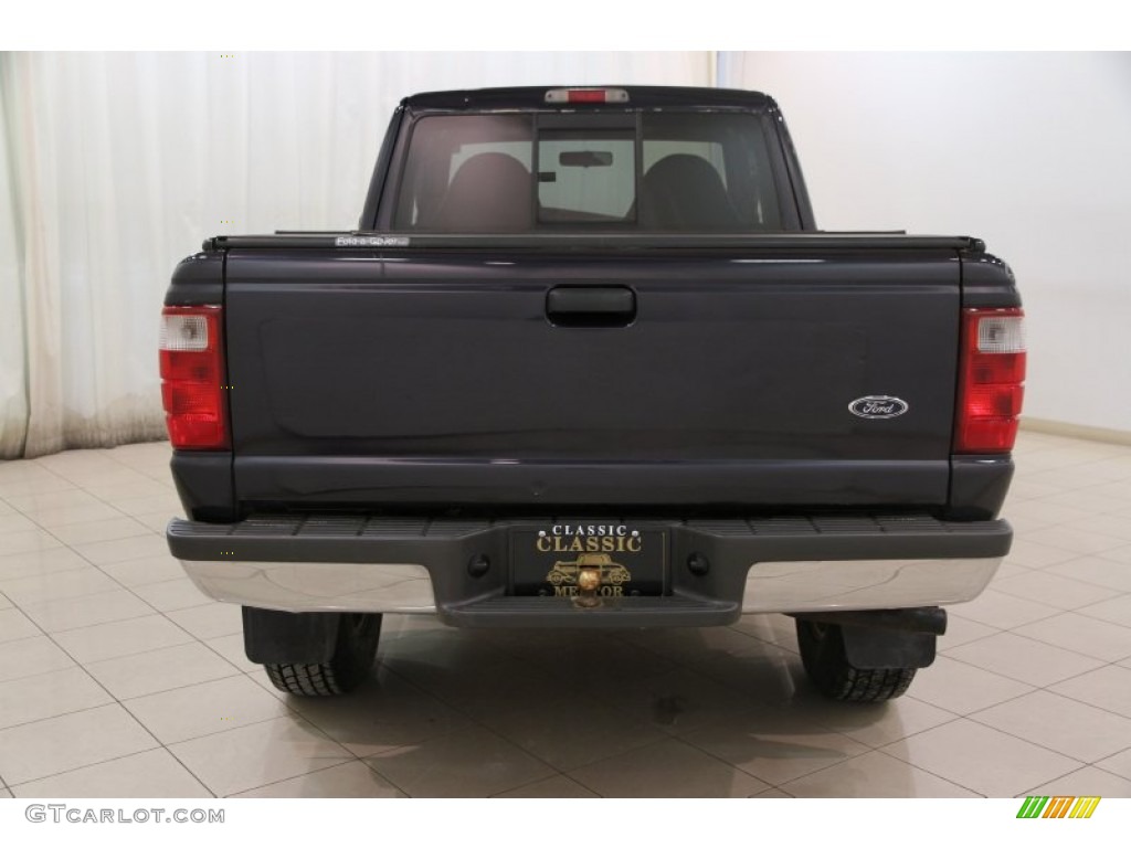 2002 Ranger XLT SuperCab 4x4 - Deep Wedgewood Blue Metallic / Dark Graphite photo #13