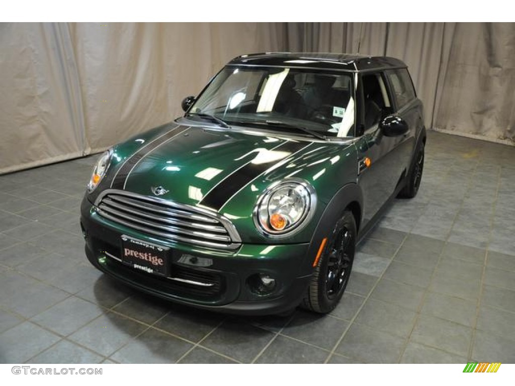 2013 Cooper Clubman - British Racing Green II Metallic / Carbon Black photo #1