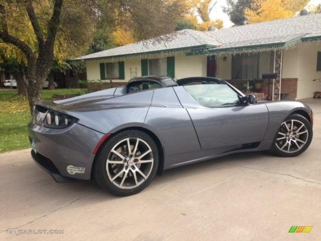 Thunder Grey 2008 Tesla Roadster Standard Roadster Model Exterior Photo #89948108