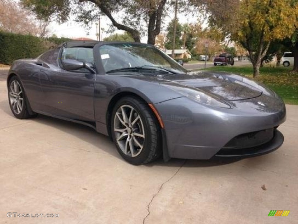 Thunder Grey 2008 Tesla Roadster Standard Roadster Model Exterior Photo #89948165
