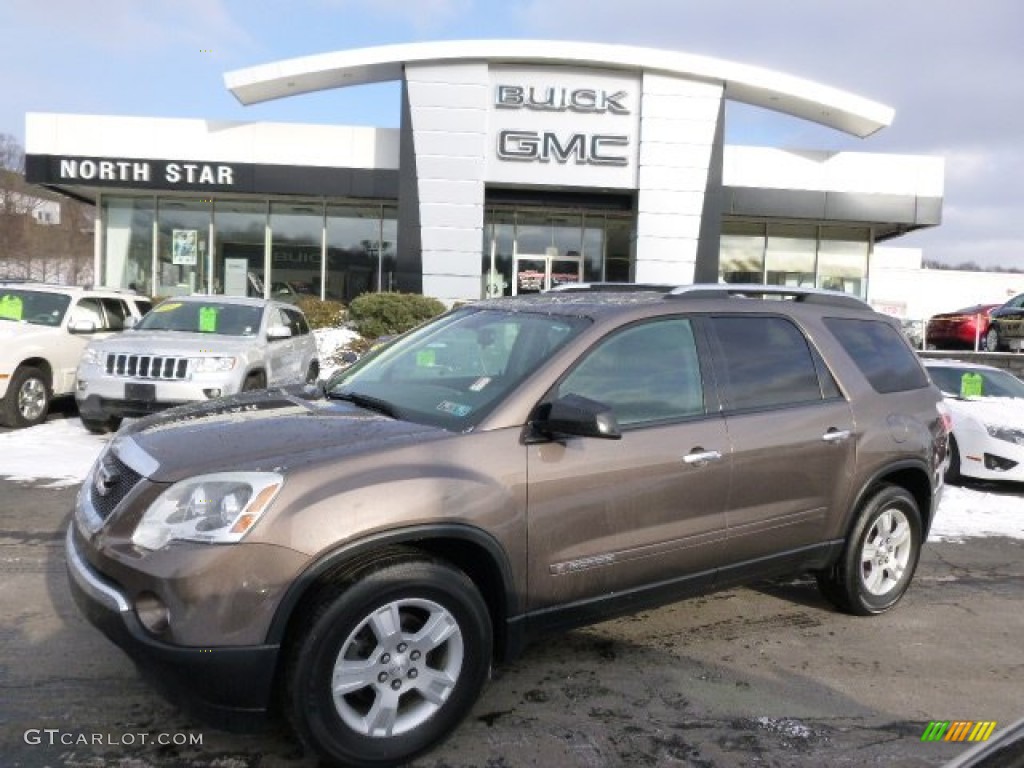 2007 Acadia SLE AWD - Medium Brown Metallic / Ebony photo #1