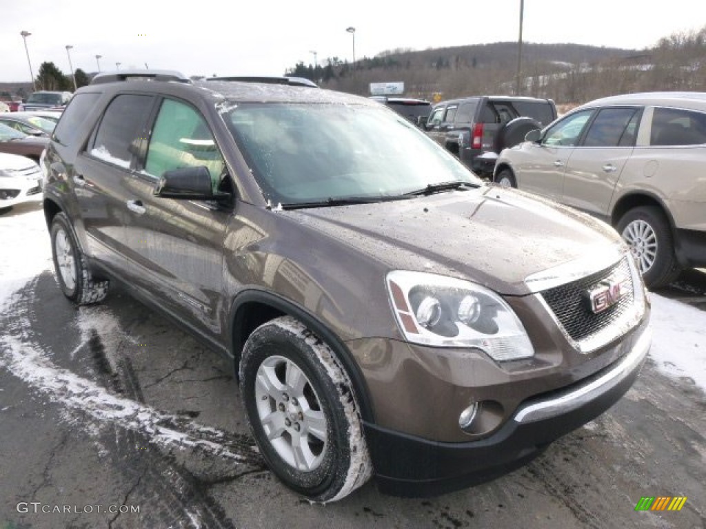 2007 Acadia SLE AWD - Medium Brown Metallic / Ebony photo #3