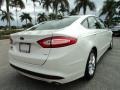 2013 White Platinum Metallic Tri-coat Ford Fusion SE  photo #6