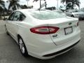 2013 White Platinum Metallic Tri-coat Ford Fusion SE  photo #9