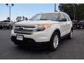 2012 White Suede Ford Explorer FWD  photo #1