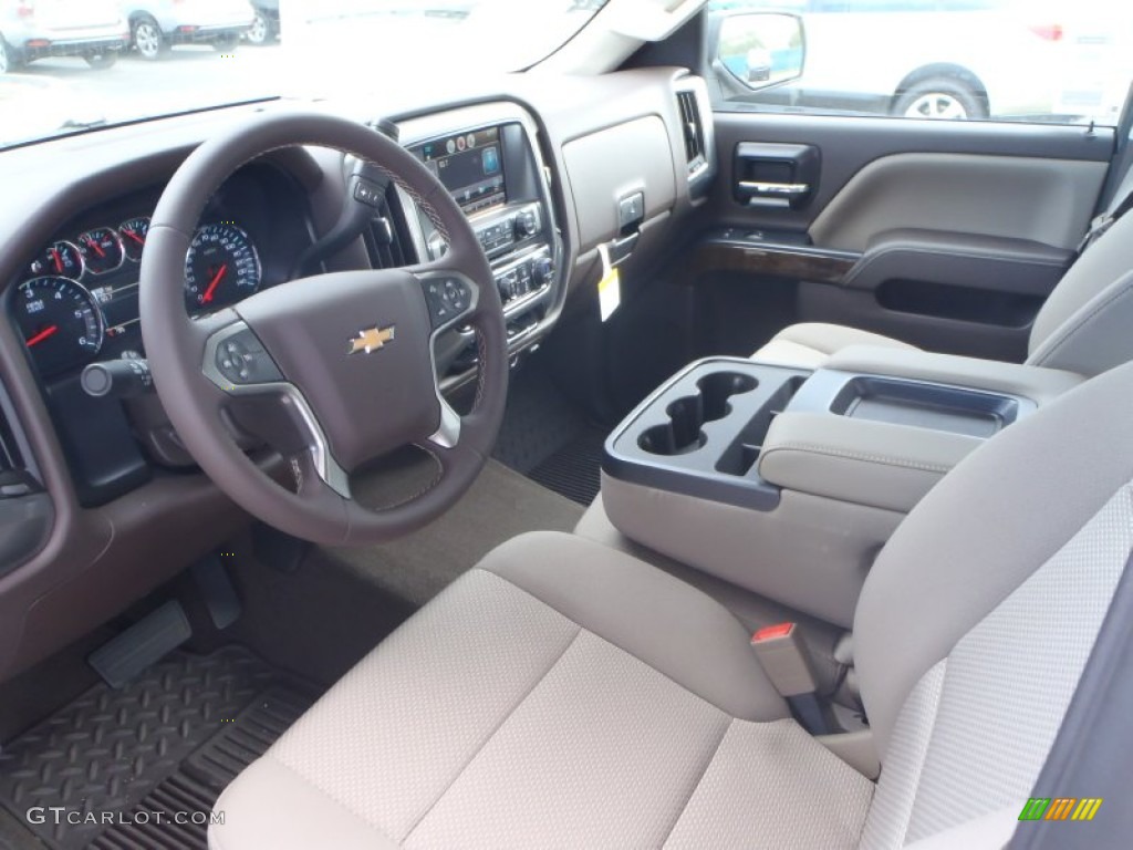 2014 Silverado 1500 LT Crew Cab - White Diamond Tricoat / Cocoa/Dune photo #9