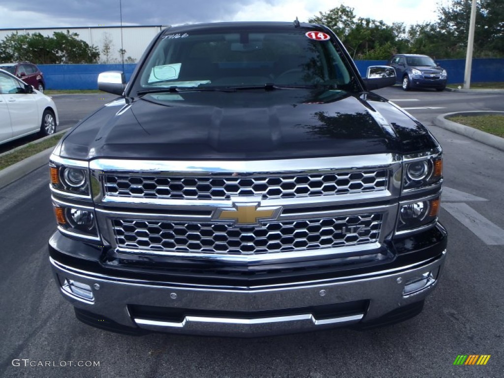 2014 Silverado 1500 LTZ Crew Cab - Black / Jet Black photo #2