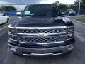 2014 Black Chevrolet Silverado 1500 LTZ Crew Cab  photo #2