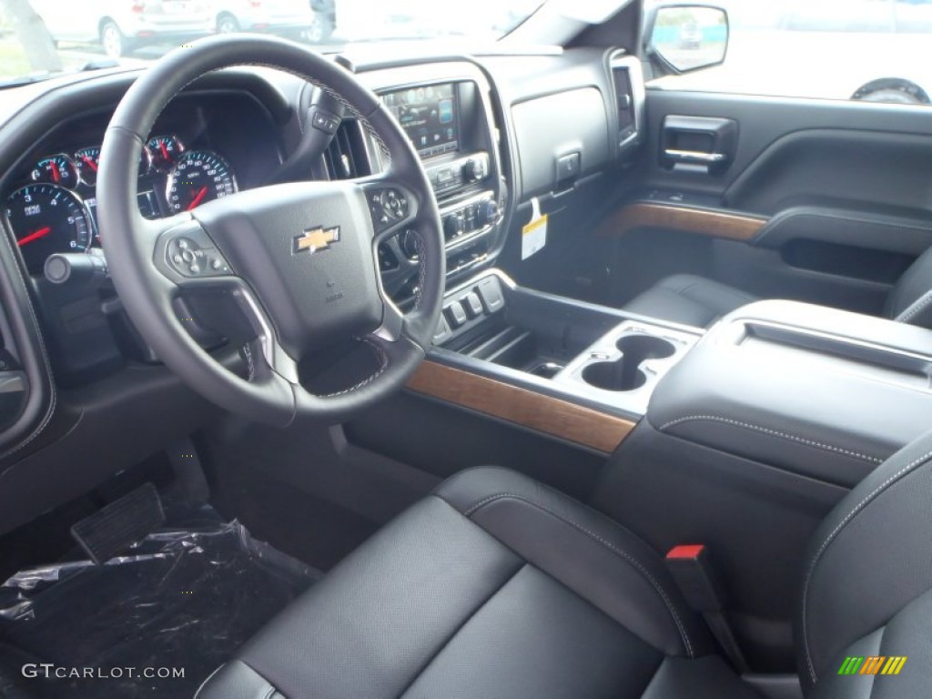 2014 Silverado 1500 LTZ Crew Cab - Black / Jet Black photo #14