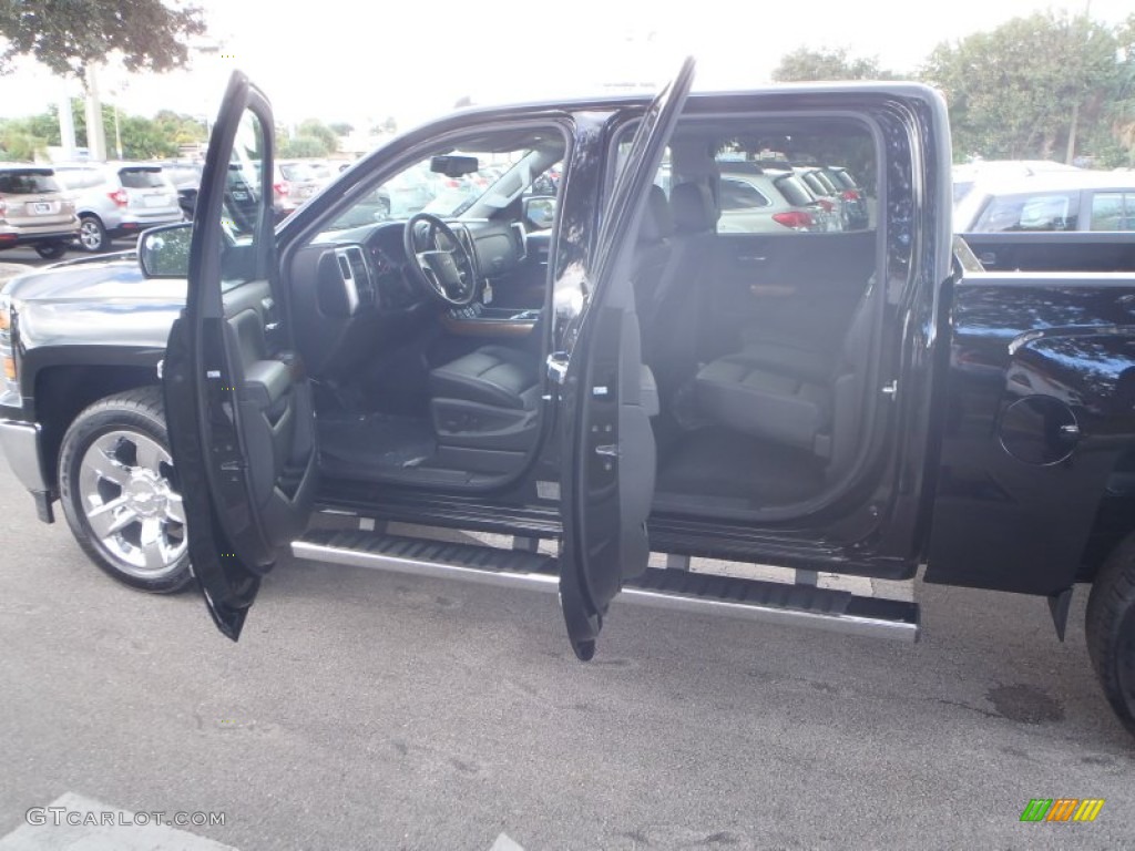 2014 Silverado 1500 LTZ Crew Cab - Black / Jet Black photo #27