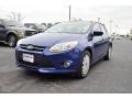 2012 Sonic Blue Metallic Ford Focus SE Sedan #89947128