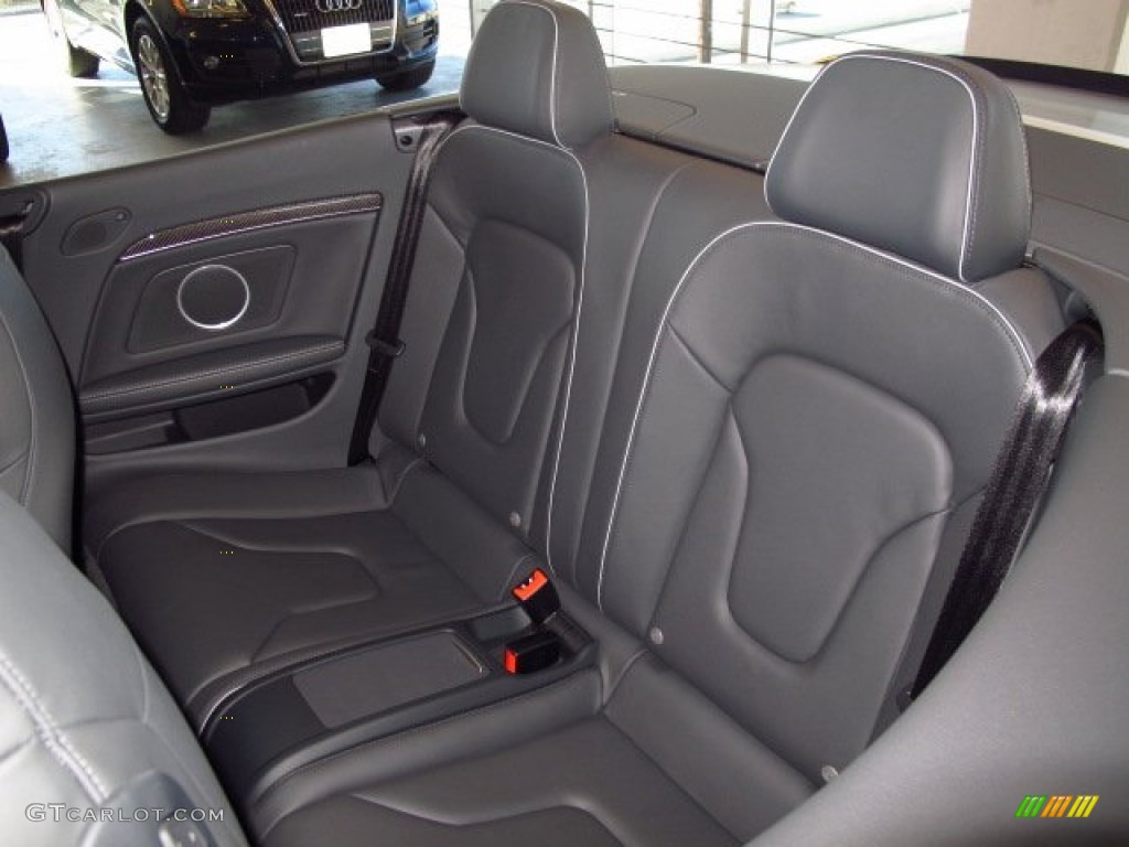 2014 Audi RS 5 Cabriolet quattro Rear Seat Photo #89953703