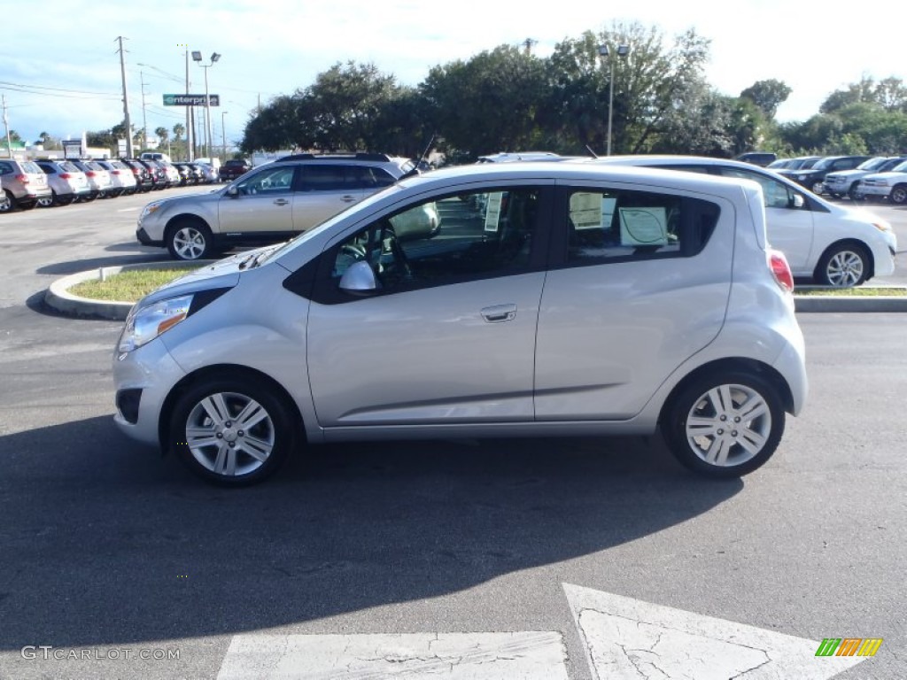 Silver Ice 2014 Chevrolet Spark LS Exterior Photo #89954550