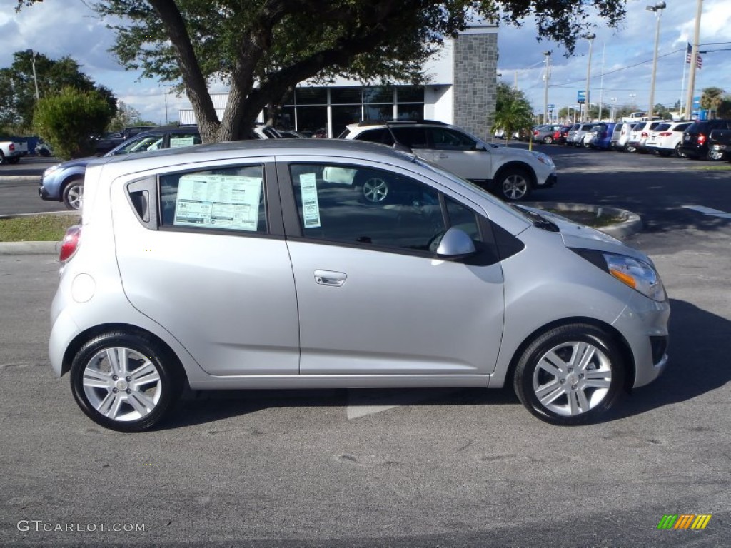 Silver Ice 2014 Chevrolet Spark LS Exterior Photo #89954655
