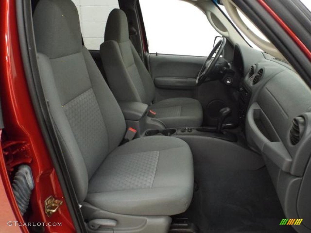 2006 Liberty Sport 4x4 - Inferno Red Pearl / Medium Slate Gray photo #18