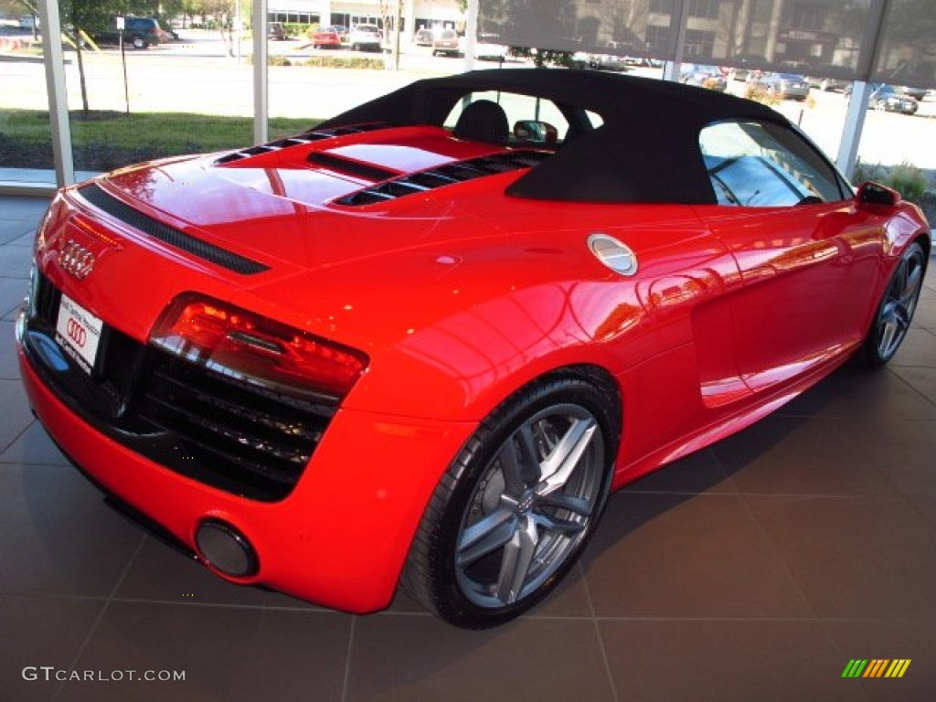 Brilliant Red 2014 Audi R8 Spyder V10 Exterior Photo #89955558