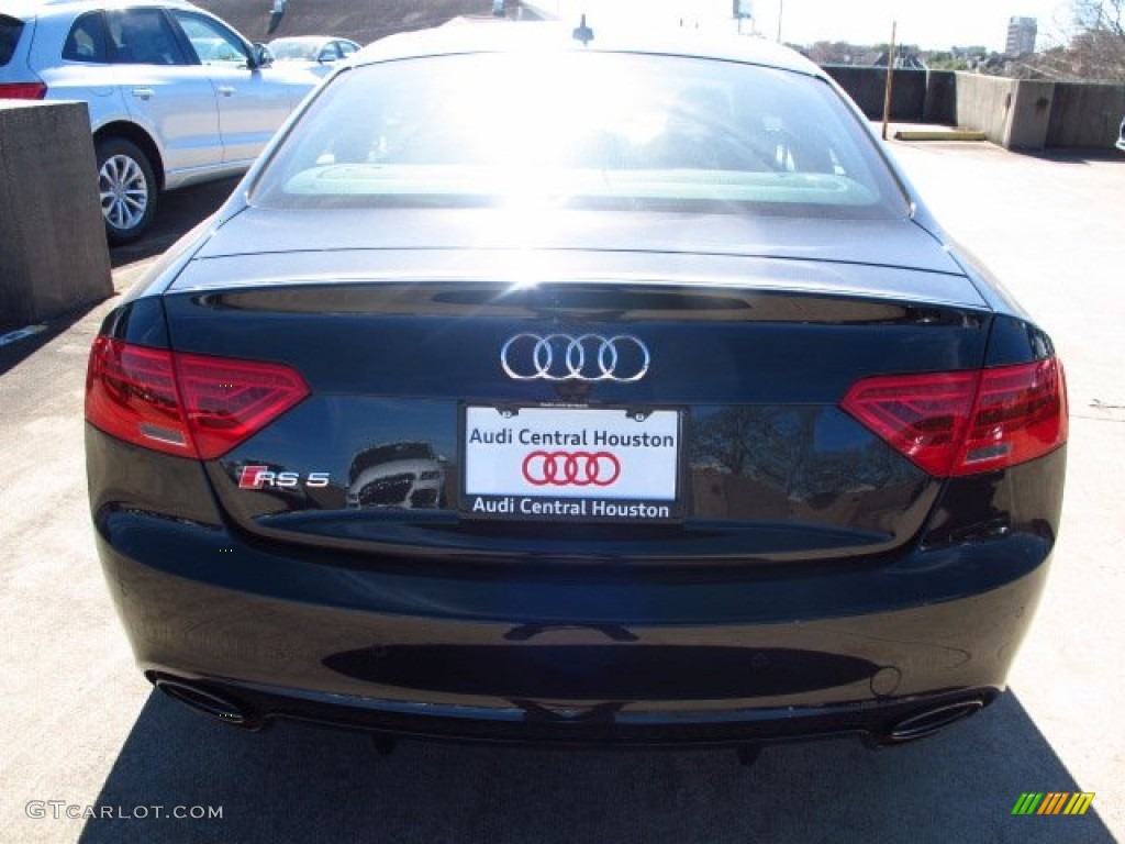 2014 RS 5 Coupe quattro - Phantom Black Pearl / Black/Rock Gray photo #3