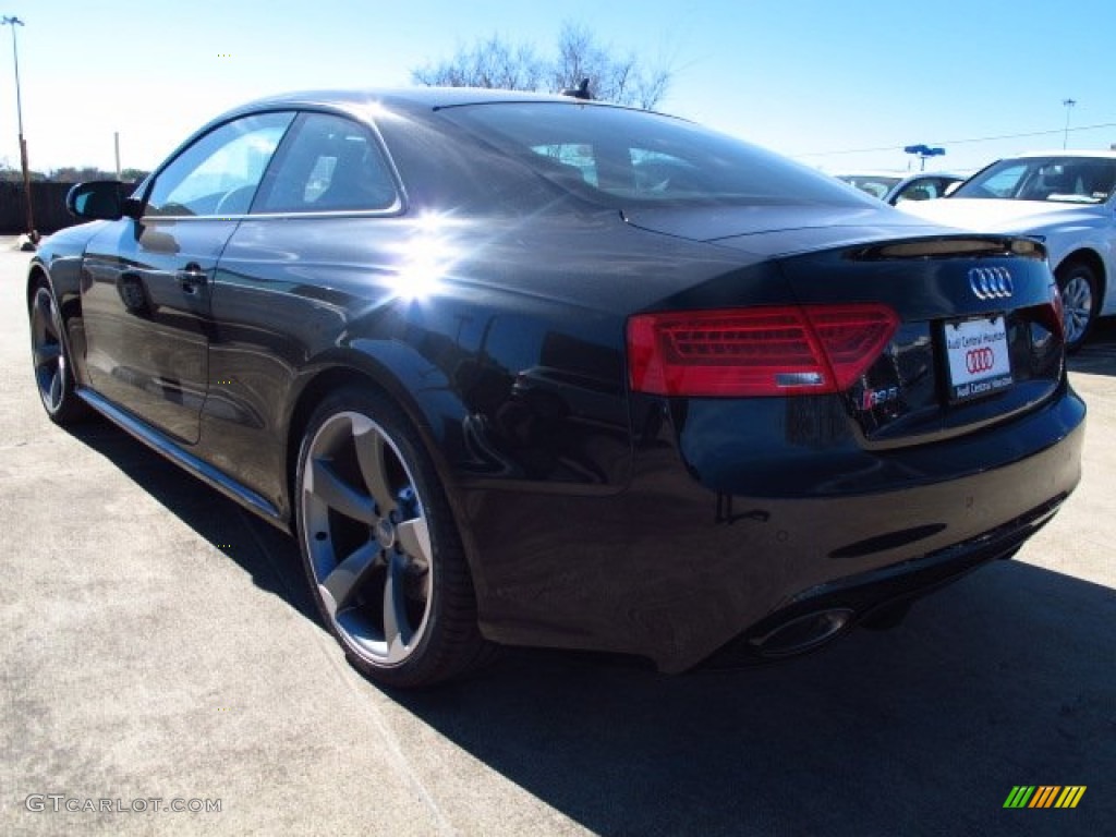 2014 RS 5 Coupe quattro - Phantom Black Pearl / Black/Rock Gray photo #4