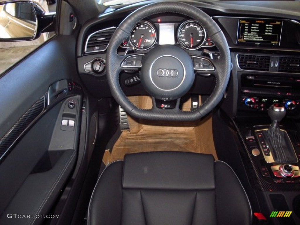 2014 Audi RS 5 Coupe quattro Black/Rock Gray Dashboard Photo #89956199