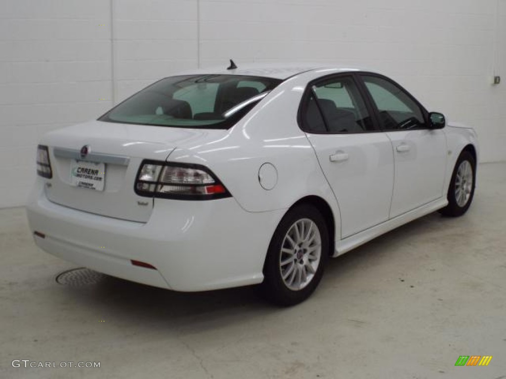 2011 9-3 2.0T Sport Sedan - Arctic White / Black photo #5