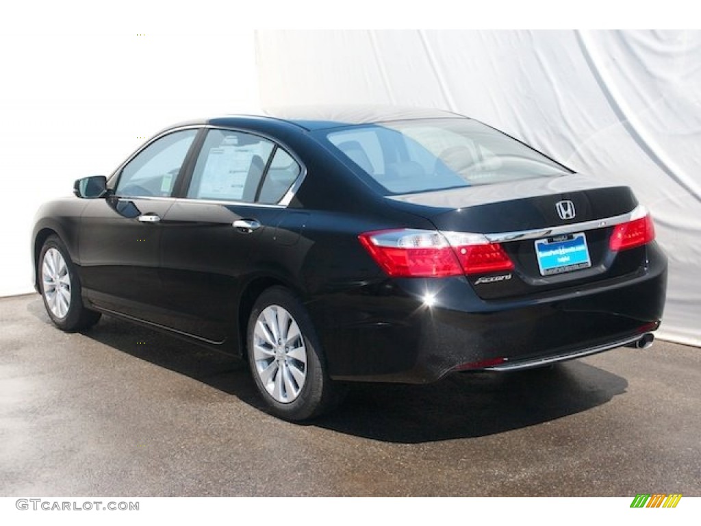 2014 Accord EX Sedan - Crystal Black Pearl / Black photo #5