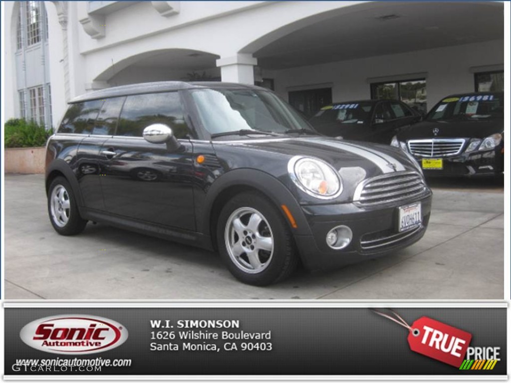 2009 Cooper Clubman - Horizon Blue / Black/Grey photo #23