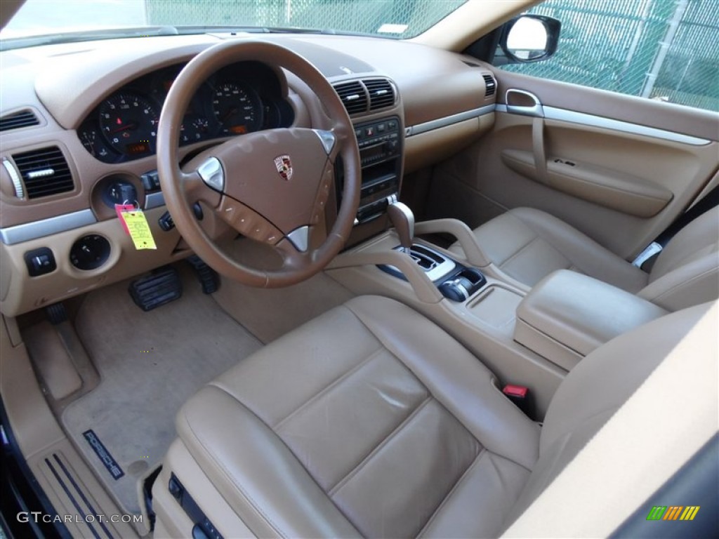 Havanna/Sand Beige Interior 2008 Porsche Cayenne Tiptronic Photo #89960602