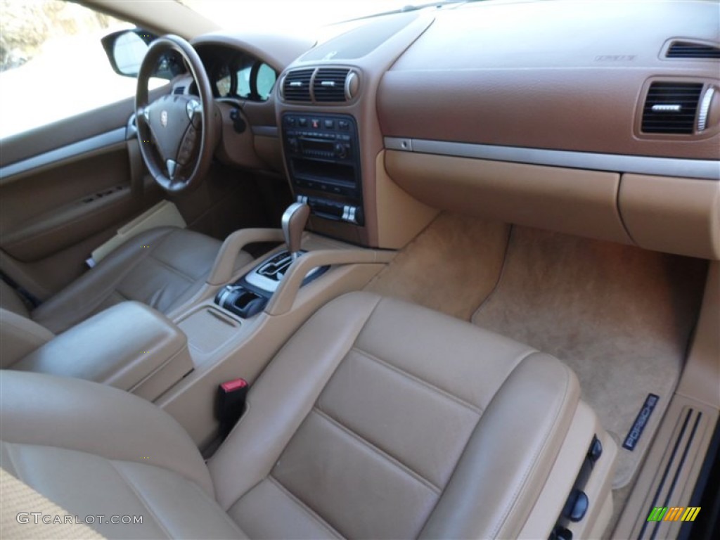 2008 Porsche Cayenne Tiptronic Havanna/Sand Beige Dashboard Photo #89960625
