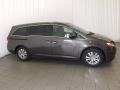 2014 Smoky Topaz Metallic Honda Odyssey EX-L  photo #5