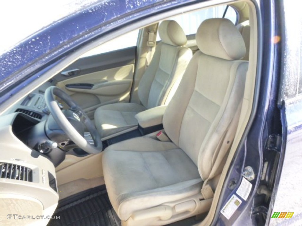 2006 Civic LX Sedan - Royal Blue Pearl / Gray photo #8