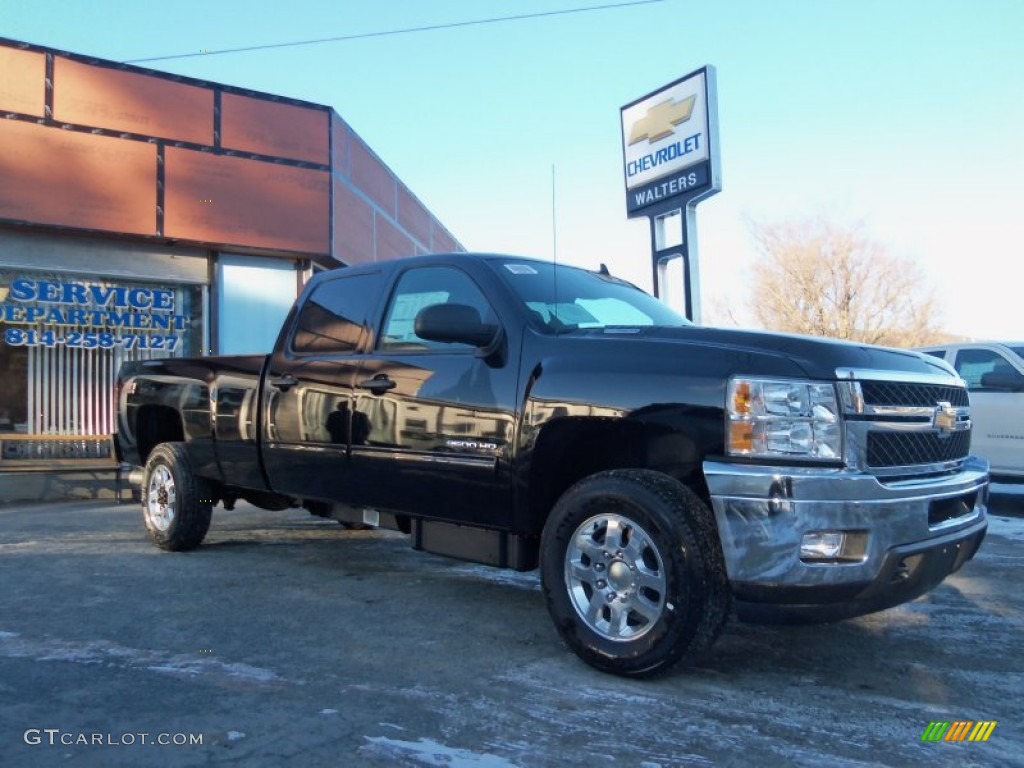 2014 Silverado 2500HD LT Crew Cab 4x4 - Black / Ebony photo #1